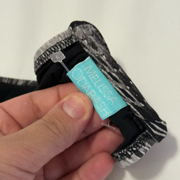 NWOT Melissa Odabash Snakeskin Python Print Strapless Matching Bikini Set - Picture 9 of 10